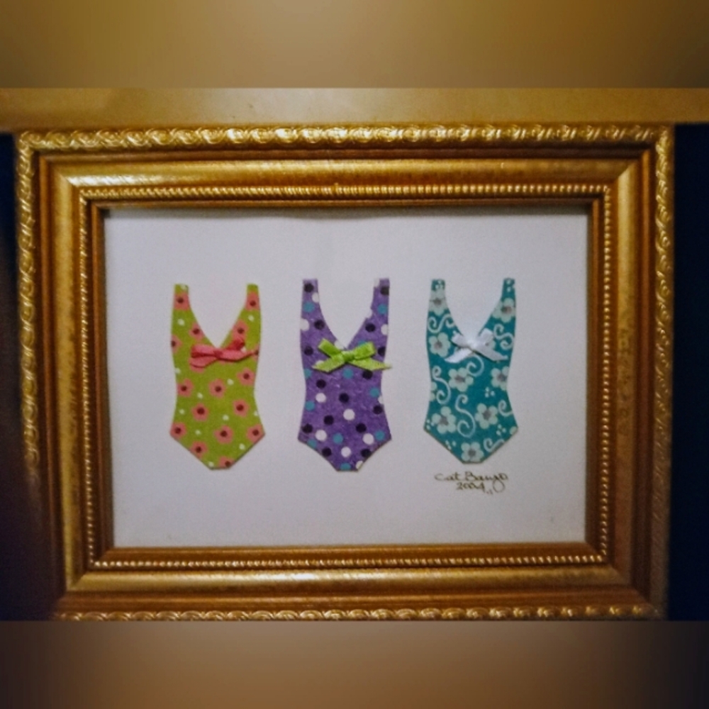 Cat Baiyo 3-D Framed Art